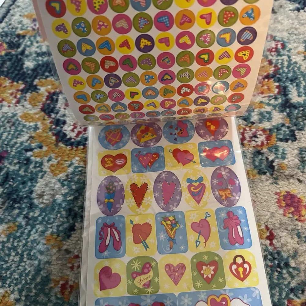 Vintage 2004‎ Lot of Stickers NEW Barbie Spongebob Dora Cute Scrapbooking Y2K